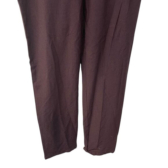 Eileen Fisher Washable Stretch Crepe Pant Slim Fit Ankle Length Size Medium - Picture 3 of 12